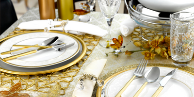 Preserving gold-plated tableware is an art of its own