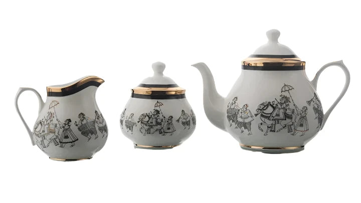 Byaah Tea Pot, Creamer & Sugar Pot
