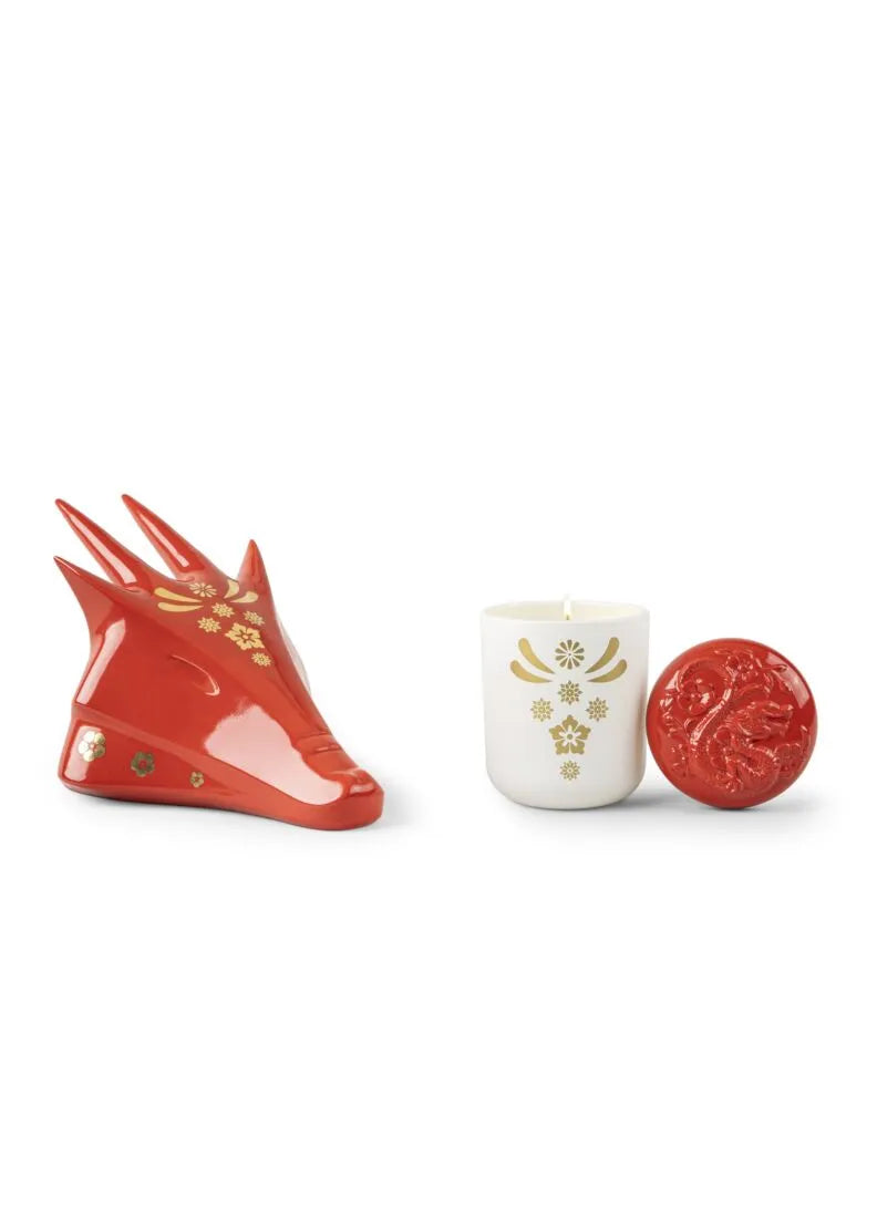 Lladro x Stoviglie: Limited Edition: Year of the Dragon Figurine & Scented Candle