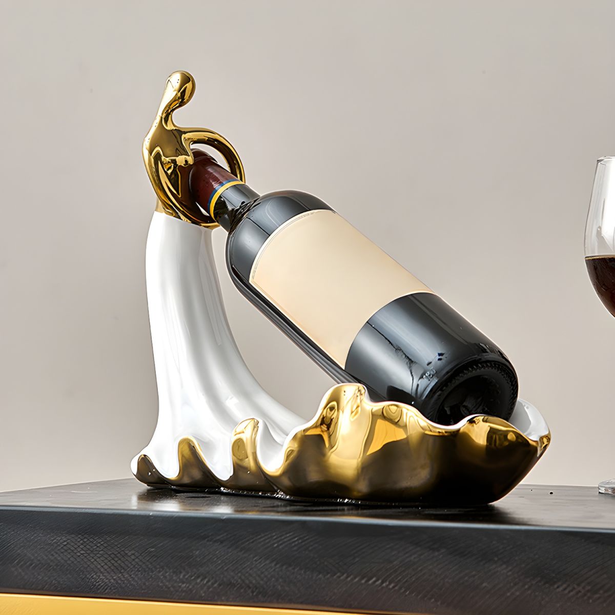 White Lady Ceramic Wine Rest