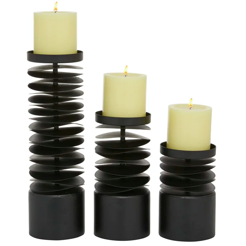 Set of 3 Spring Candle Holders
