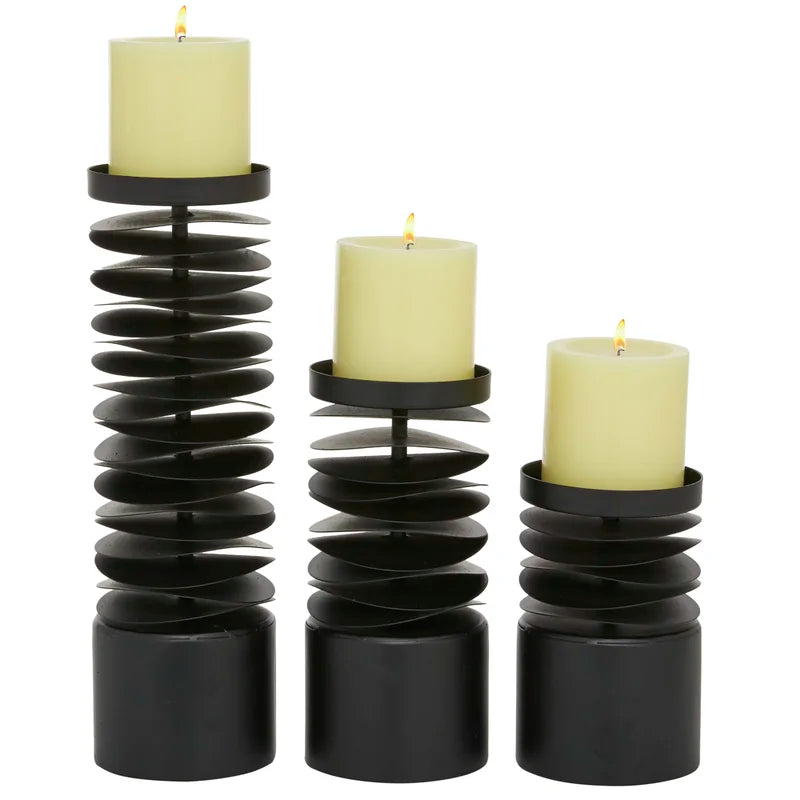 Set of 3 Spring Candle Holders
