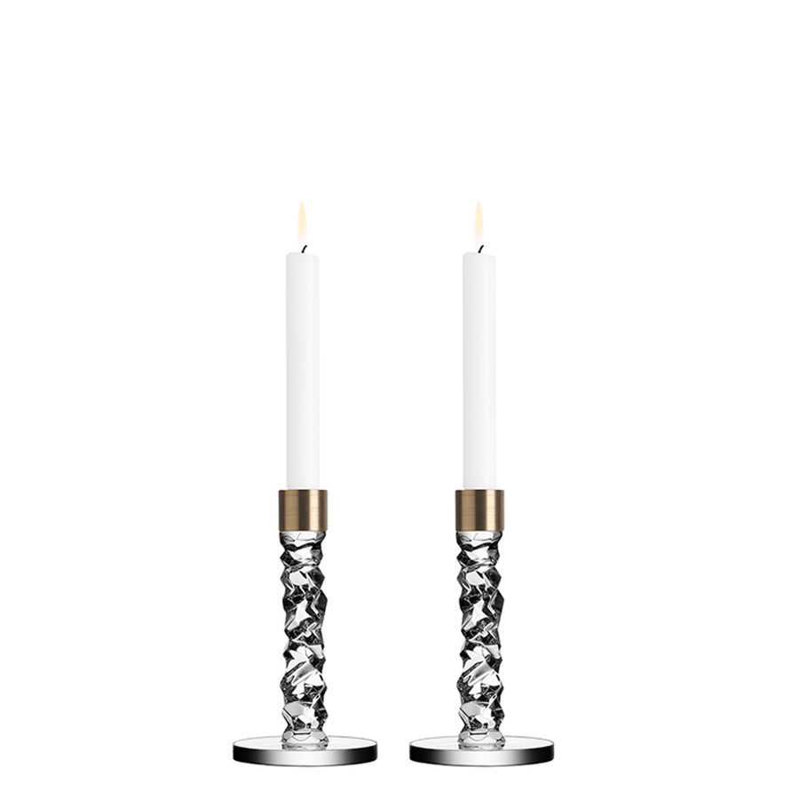 Set of 2 Carat Candle Holders