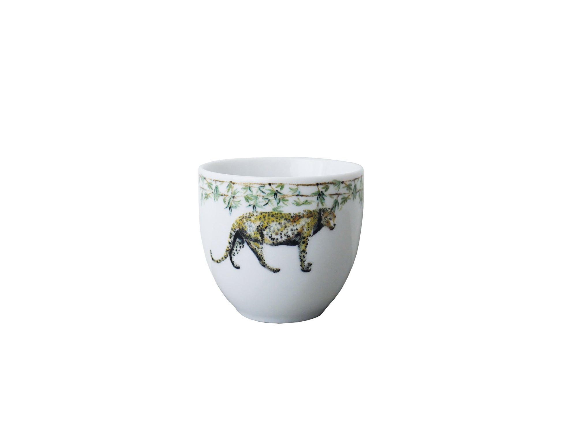 Set of 4 Jungle Stories Panther Cups
