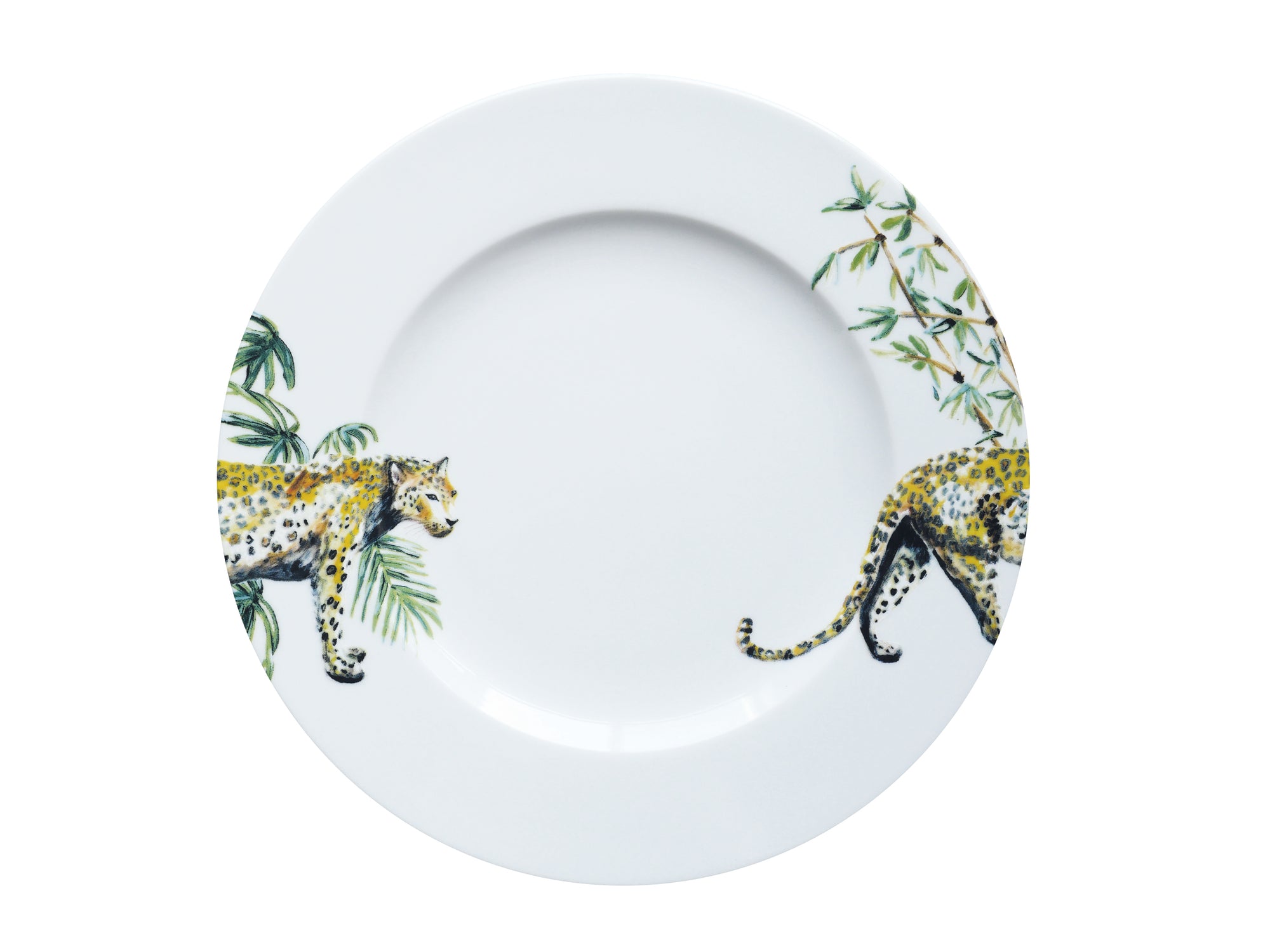 Set of 2 Jungle Stories Panther Dinner Plates