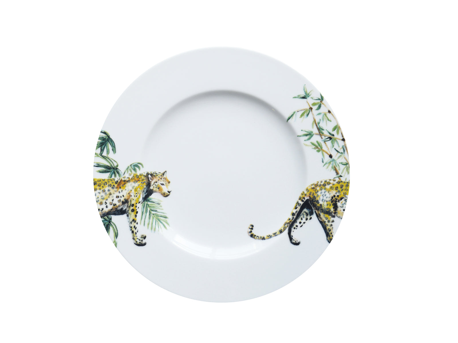 Set of 2 Jungle Stories Panther Side Plates