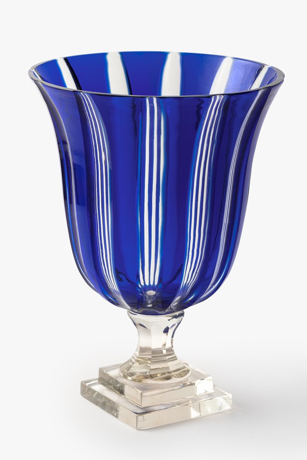 Hand-blown Crystal Glass Centerpiece