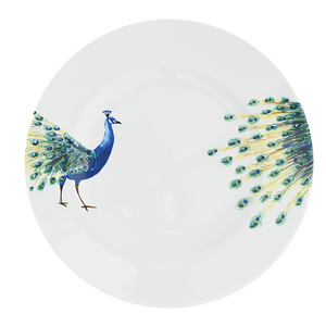 Set of 2 Dinner Plates Birds of Paradise