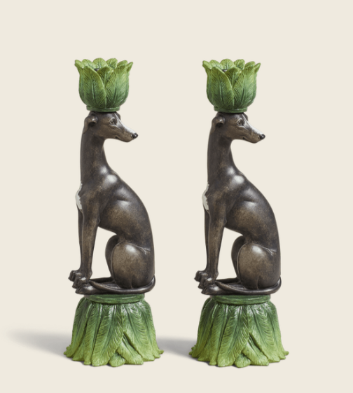 Whippet Candle Holder