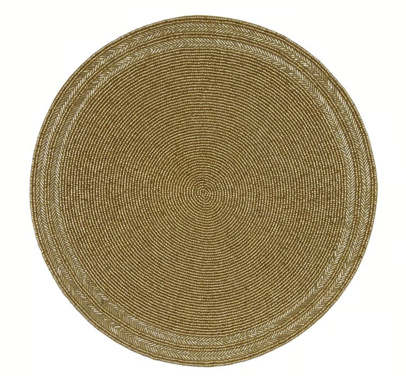 Set of 2 Sparkle Gold Placemats