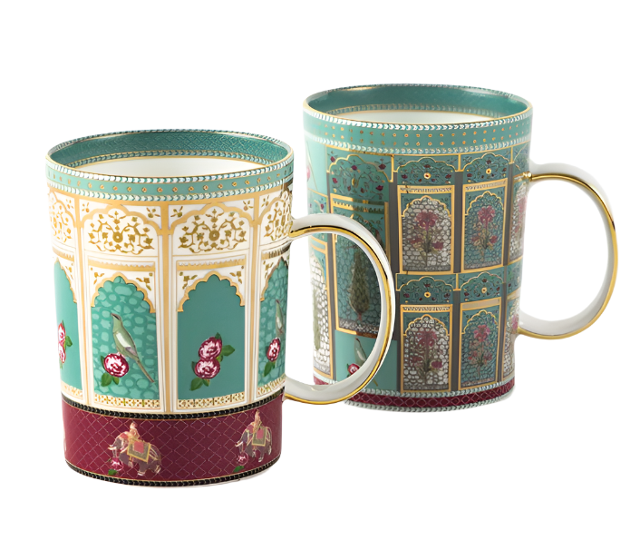 Set of 2 Kashmir Leitmotifs Mugs