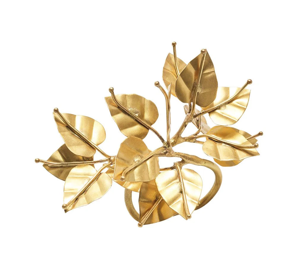 Set of 4 Bougainvillea Napkin Rings