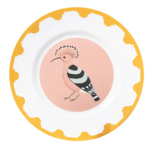 Set of 4 Hooray for the Hoopoe Plates