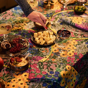 Organic Cotton Wildflower Tablecloth