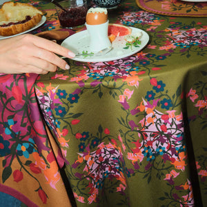 Organic Cotton Zelen Tablecloth