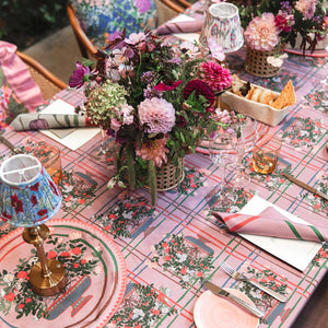 Organic Cotton Rose Tablecloth