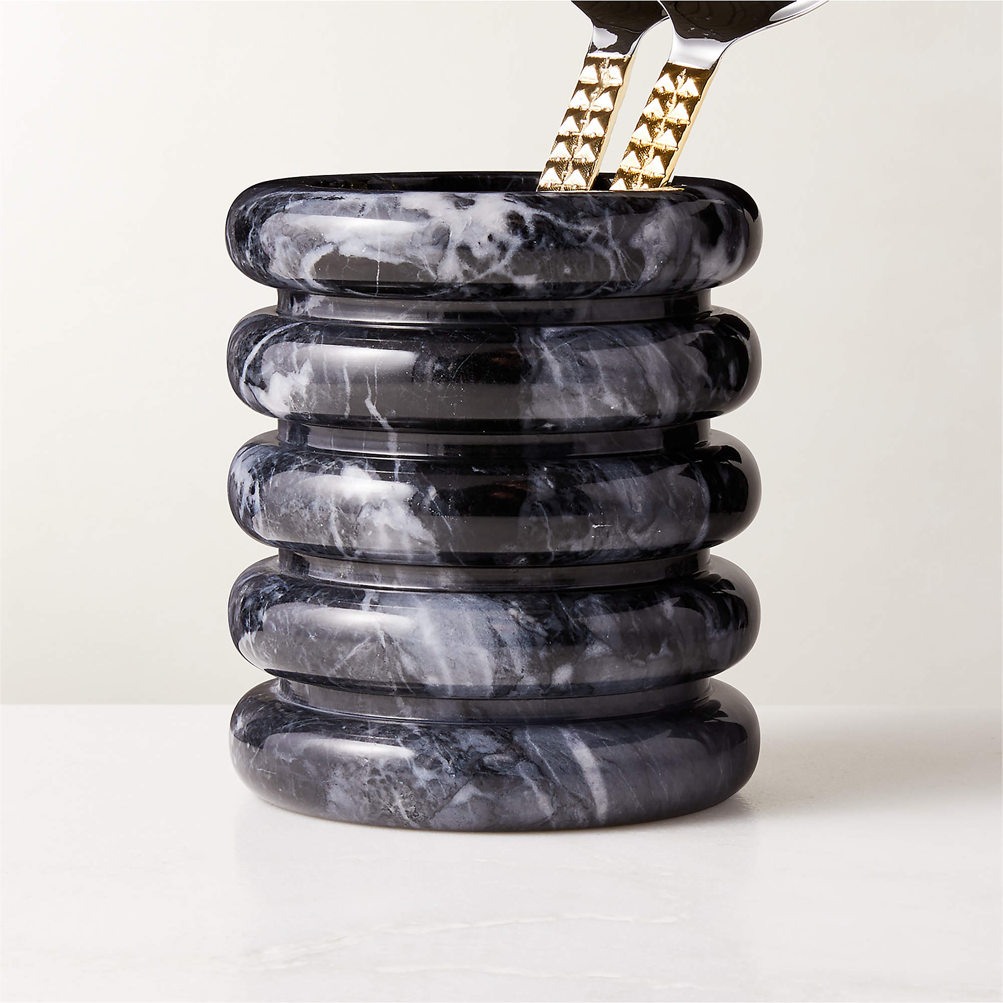 Black Marble Wine Rest