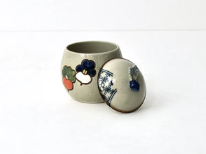 Vintage Japanese Olive Chawanmushi Bowl