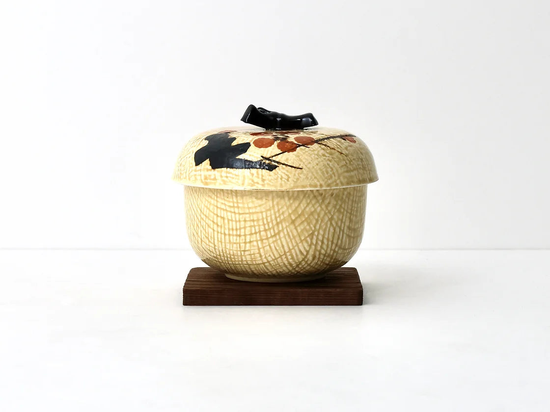 Vintage Japanese Beige Chawanmushi Bowl