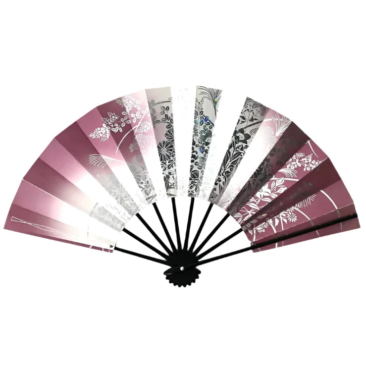 Japanese Traditional Dance Decor Violet Fan