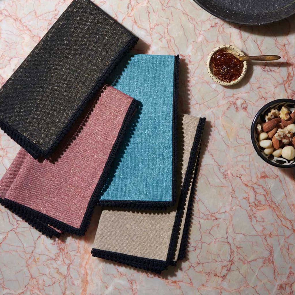 4 Piece Luxe Napkin Set