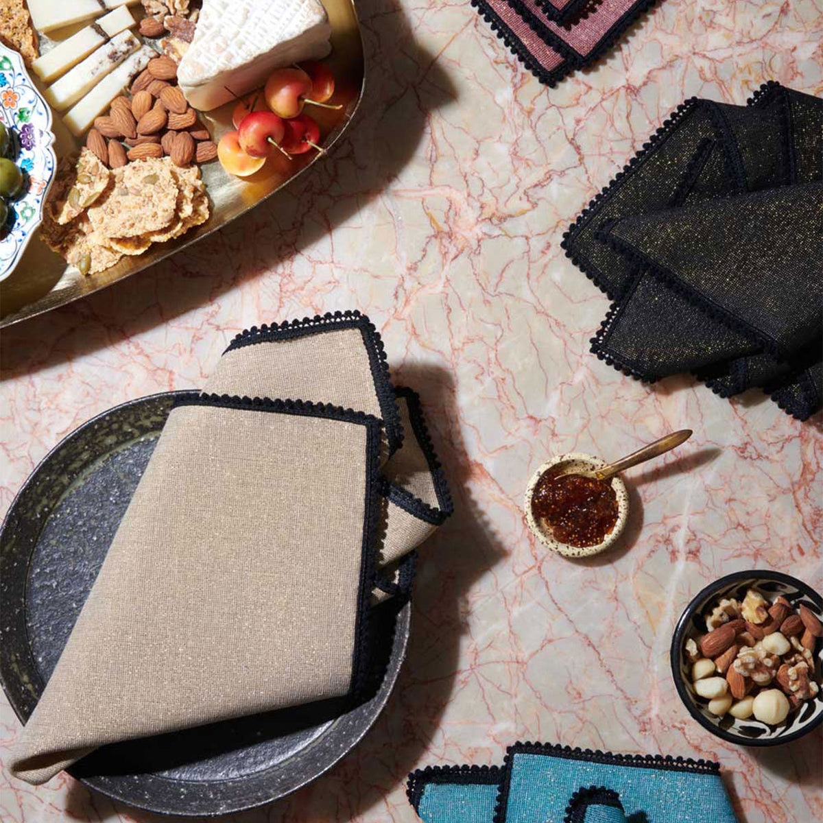 4 Piece Luxe Napkin Set