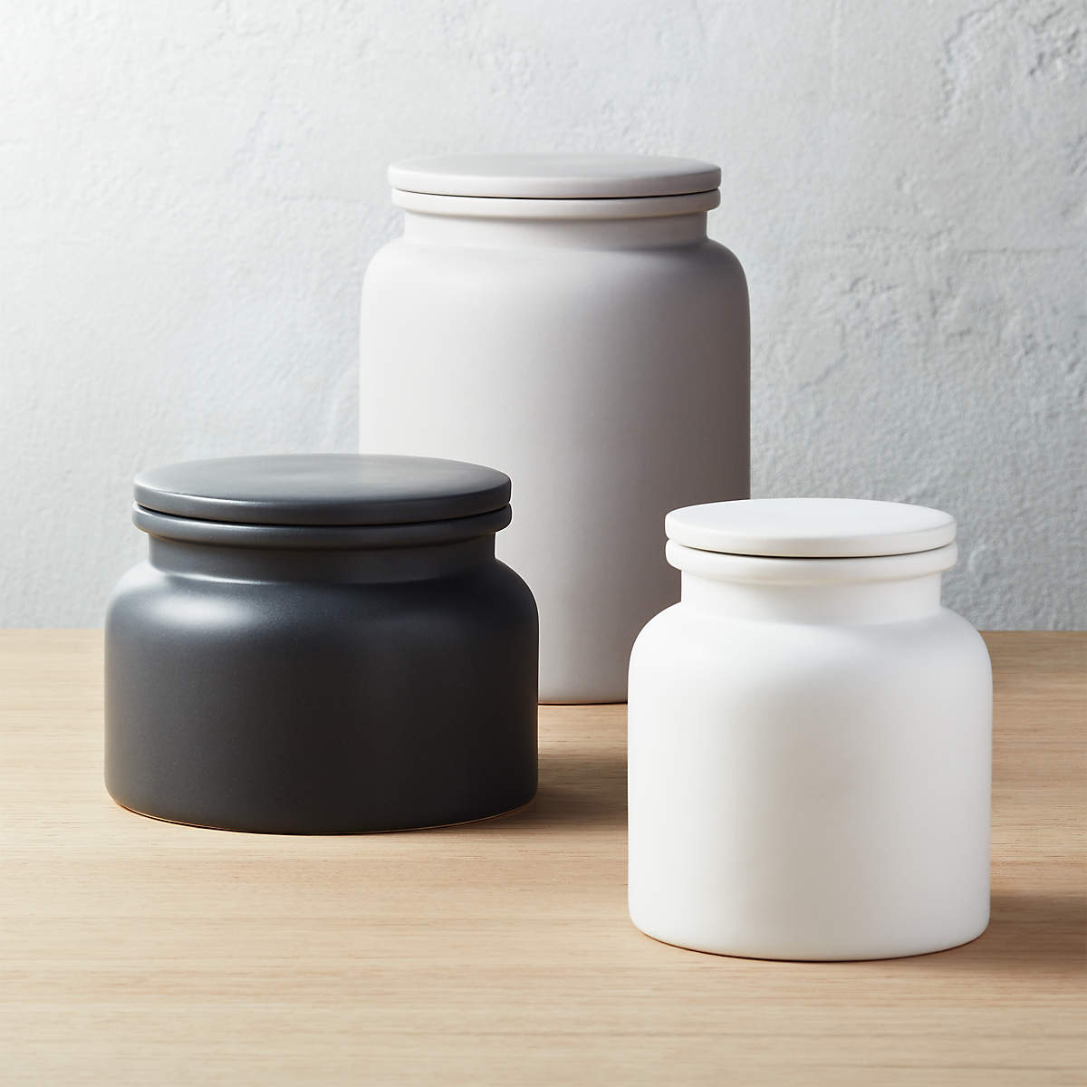 Set of 3 Pet Canisters