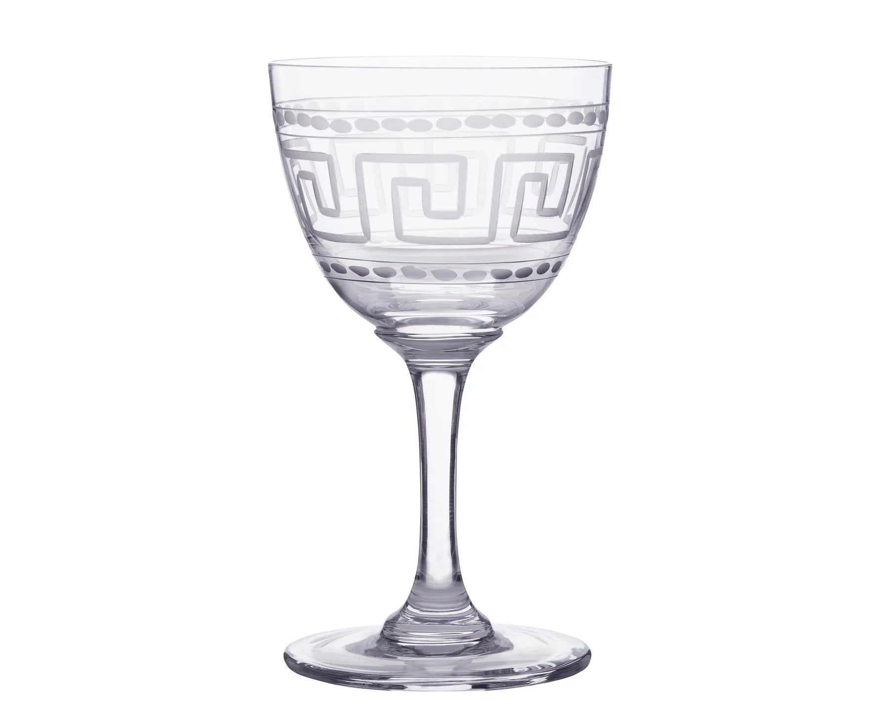 Set of 6 Crystal Liqueur Glasses