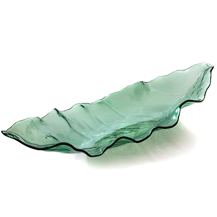 Leaf Glass Centerpiece