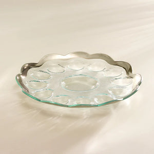 Macaroon Glass Serving Tray