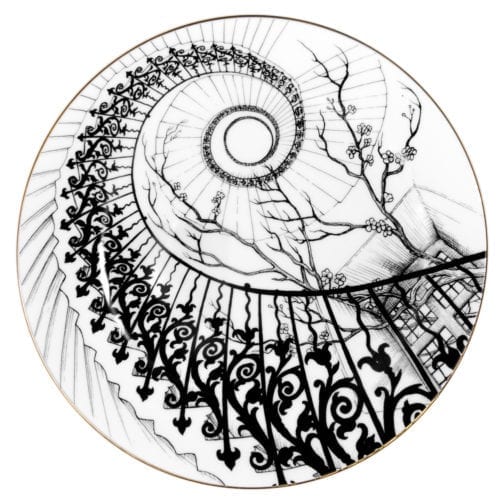 Swirling Staircase Wall Plate