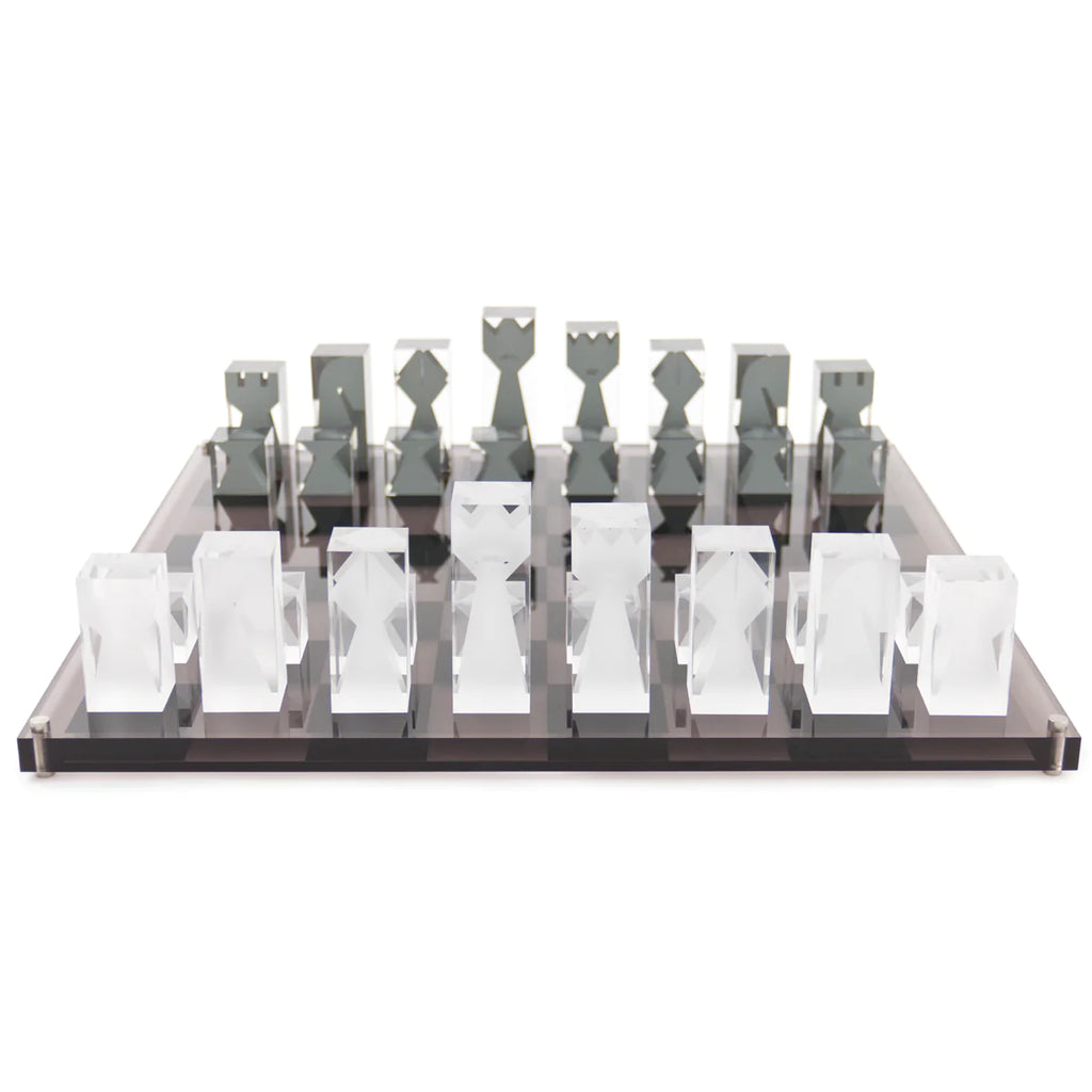 Lucite Chess Set