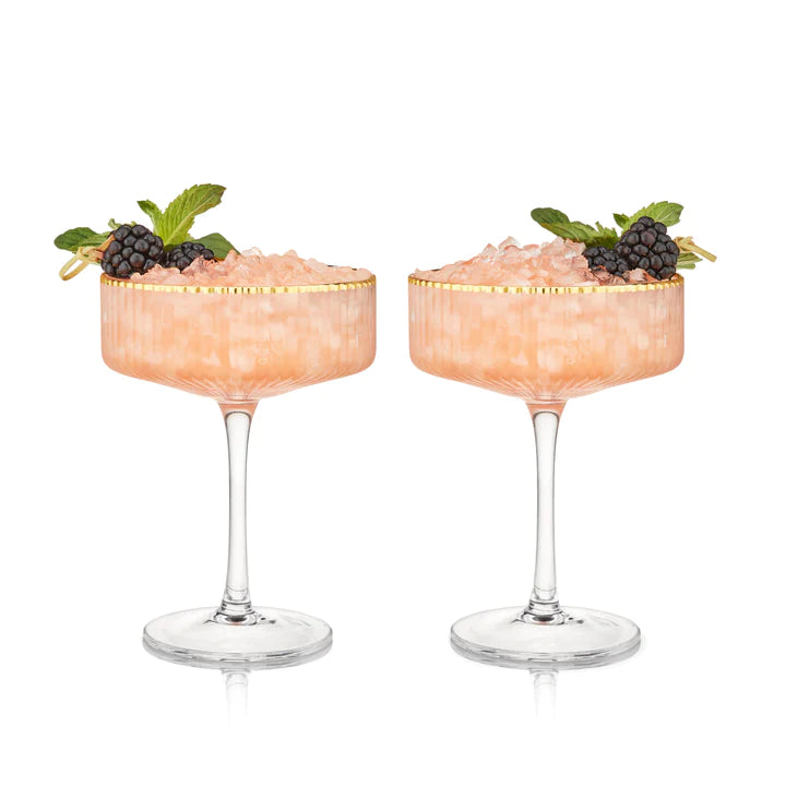 Set of 2 Coupe Glasses