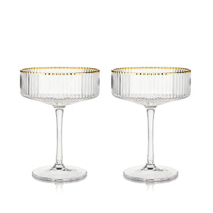 Set of 2 Coupe Glasses