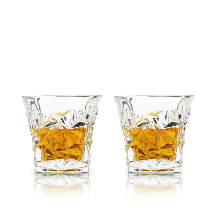 Set of 2 Prism Whisky Tumblers