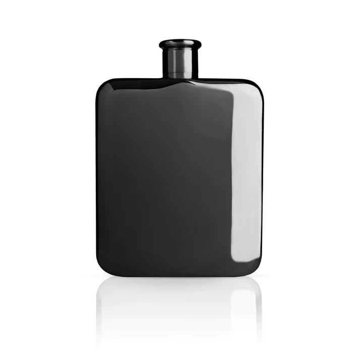 Brazen Gunmetal Black Flask